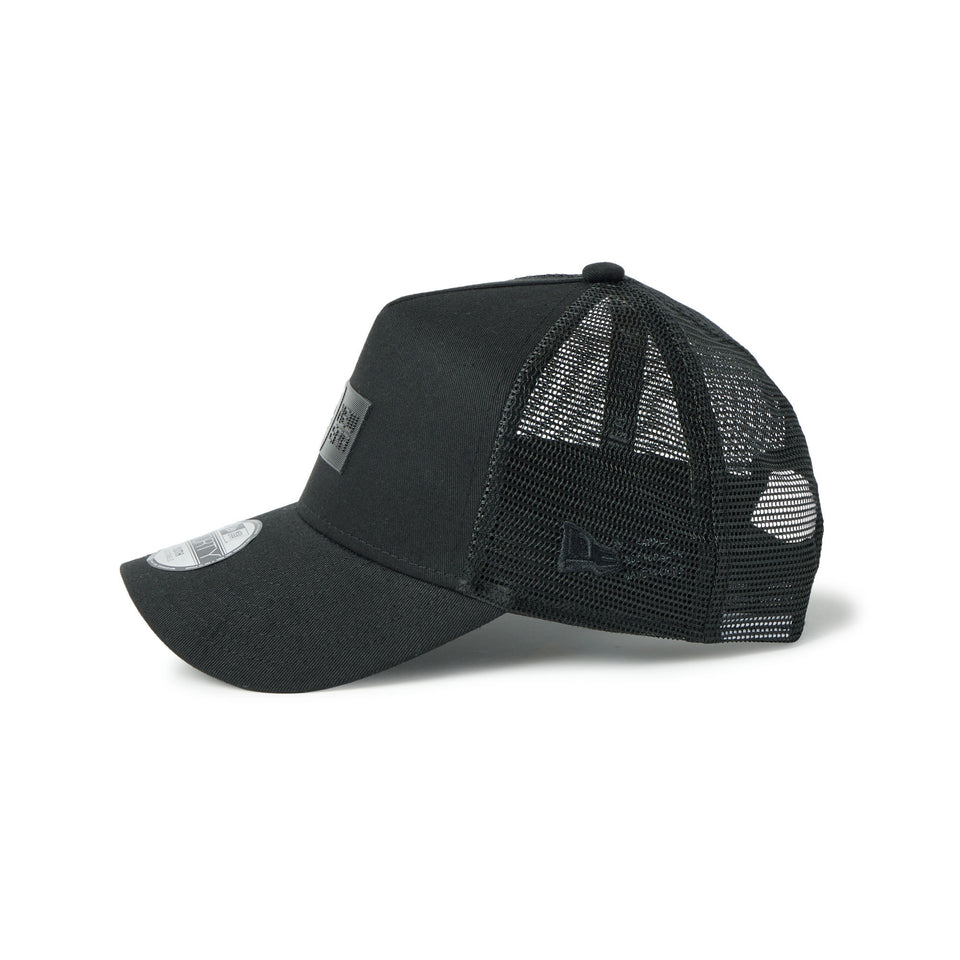 キッズ Youth 9FORTY A-Frame トラッカー Box Logo Tonal ブラック | NEW ERA ニューエラ公式オンラインストア