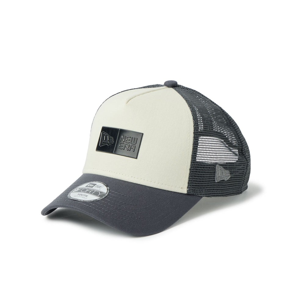 キッズ Youth 9FORTY A-Frame トラッカー Box Logo ダークグレー