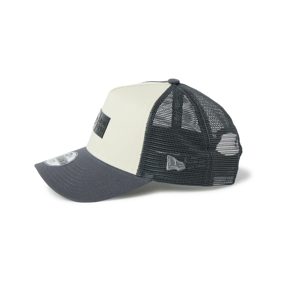 キッズ Youth 9FORTY A-Frame トラッカー Box Logo ダークグレー/クロームホワイト | NEW ERA ニューエラ公式オンラインストア