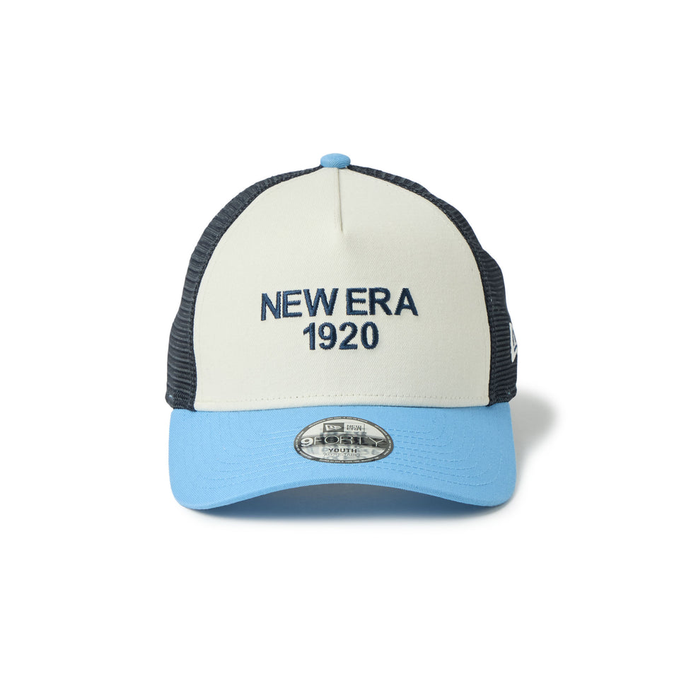 キッズ Youth 9FORTY A-Frame トラッカー NEW ERA 1920 クローム/スカイブルー/ネイビー | NEW ERA ニューエラ公式オンラインストア