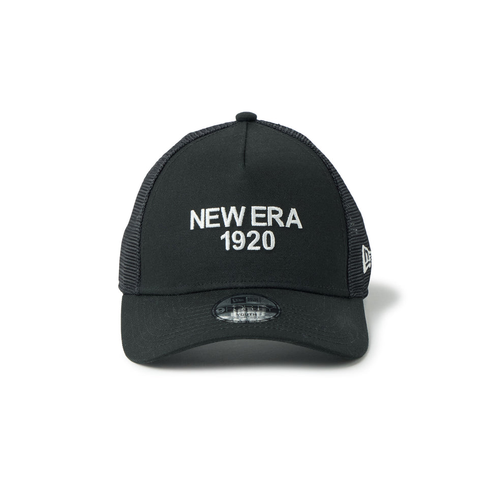 キッズ Youth 9FORTY A-Frame トラッカー NEW ERA 1920 ブラック | NEW ERA ニューエラ公式オンラインストア