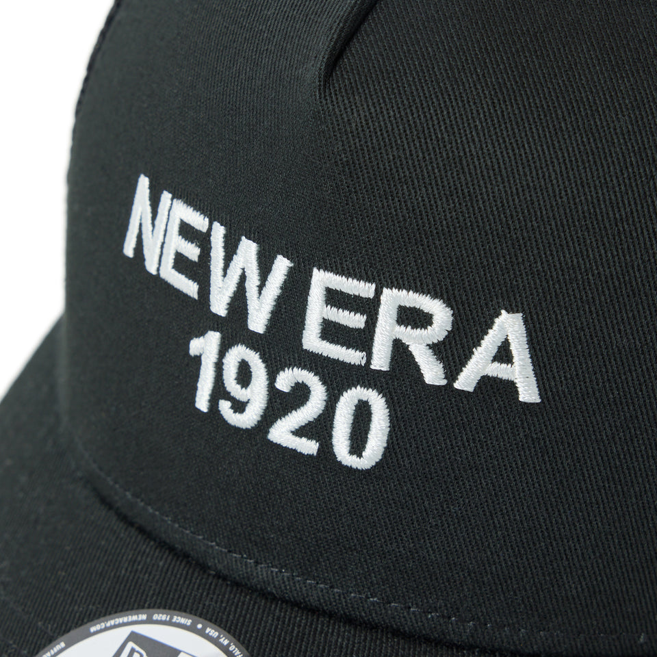 キッズ Youth 9FORTY A-Frame トラッカー NEW ERA 1920 ブラック | NEW ERA ニューエラ公式オンラインストア