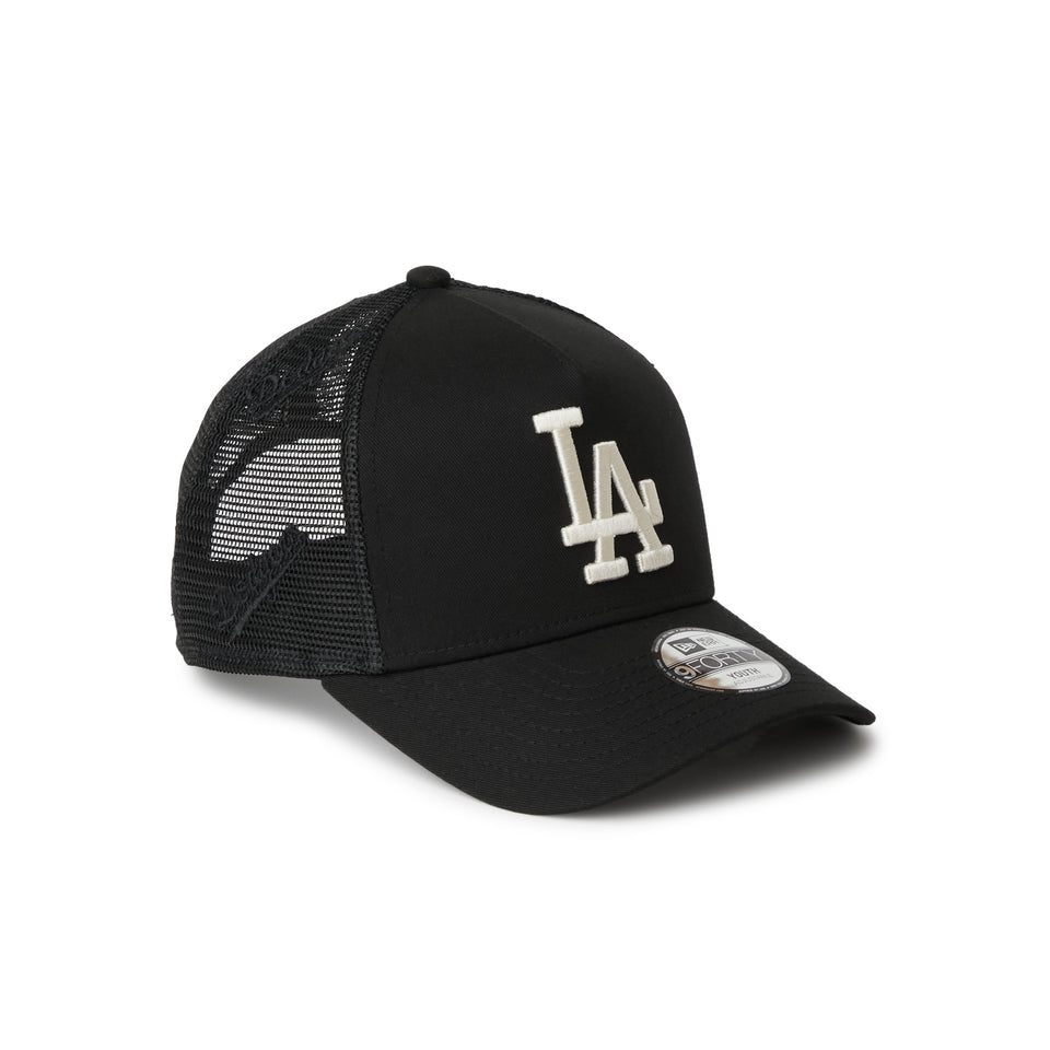 キッズ Youth 9FORTY A-Frame トラッカー ロサンゼルス・ドジャース MLB Embroidered Mesh ブラック | NEW ERA ニューエラ公式オンラインストア
