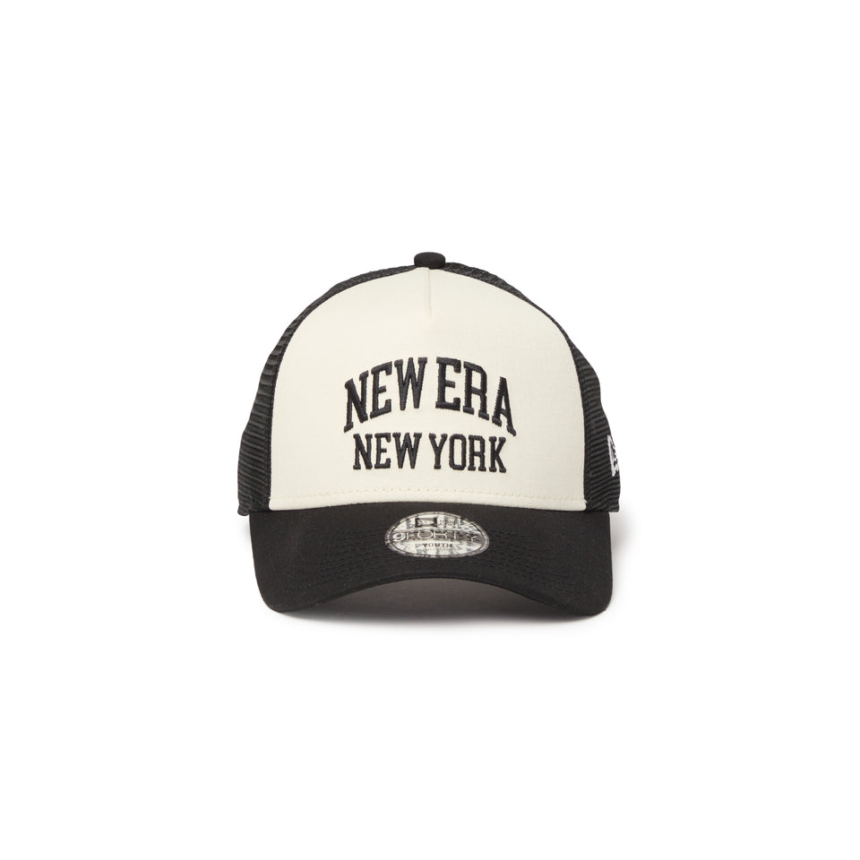 キッズ Youth 9FORTY A-Frame トラッカー College Logo クロームホワイト/ブラック | NEW ERA ニューエラ公式オンラインストア