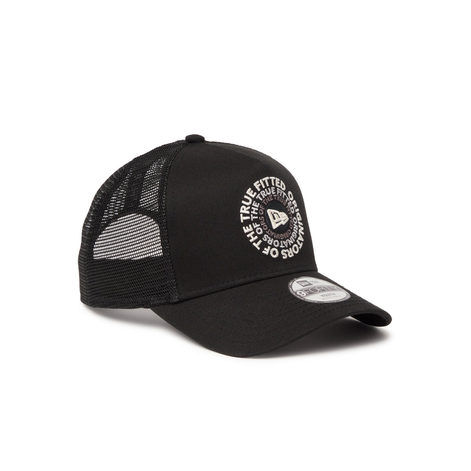 キッズ Youth 9FORTY A-Frame トラッカー Circle OOTTF ブラック | NEW ERA ニューエラ公式オンラインストア