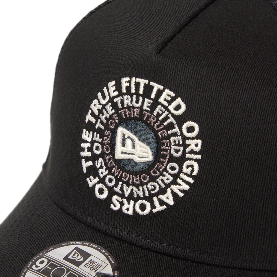 キッズ Youth 9FORTY A-Frame トラッカー Circle OOTTF ブラック | NEW ERA ニューエラ公式オンラインストア