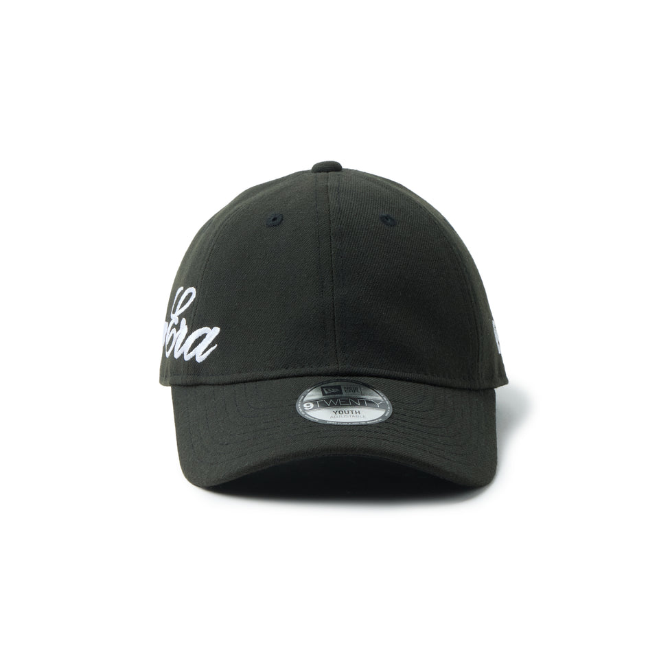 キッズ Youth 9TWENTY Stretch Big Script ブラック | NEW ERA ニューエラ公式オンラインストア