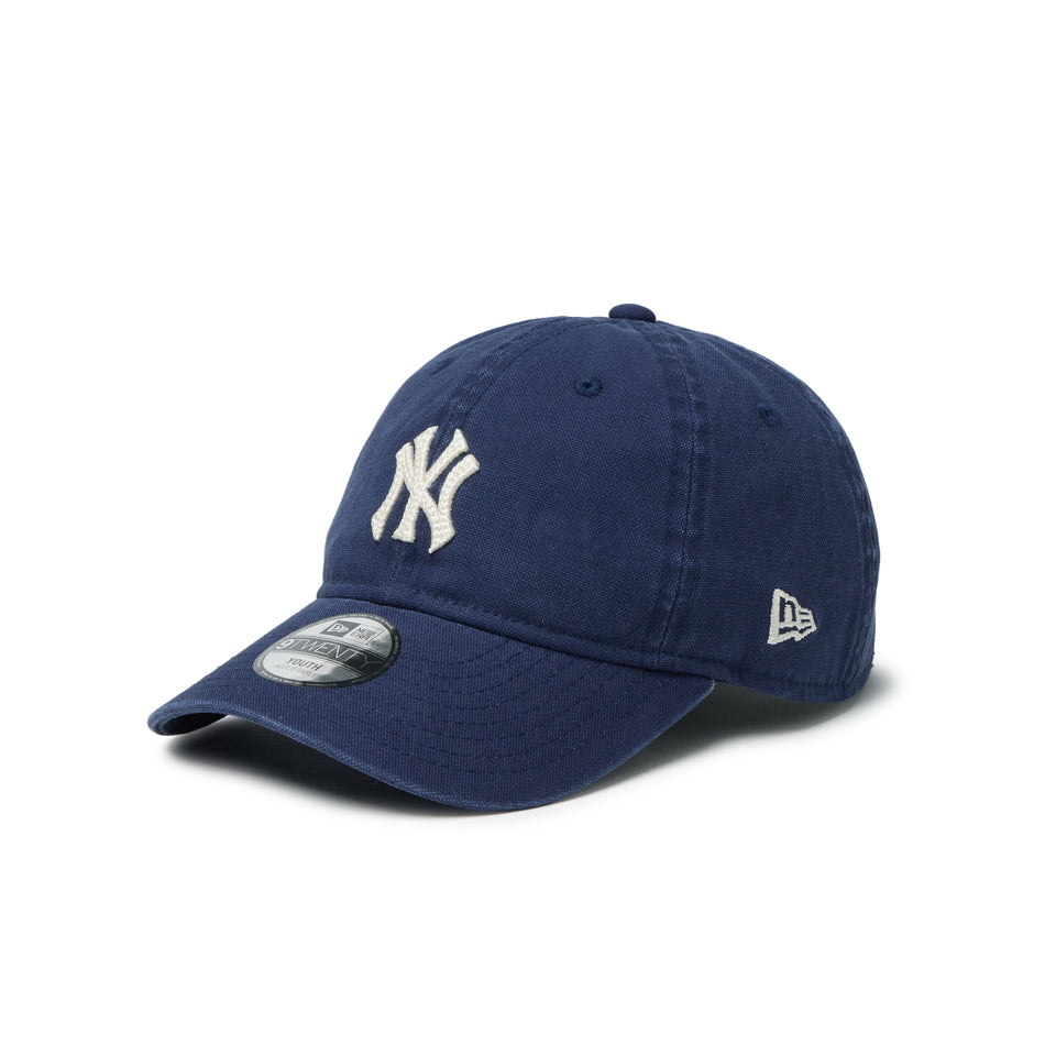キッズ Youth 9TWENTY ニューヨーク・ヤンキース Cooperstown Washed Duck オーシャンサイドブルー | NEW ERA ニューエラ公式オンラインストア