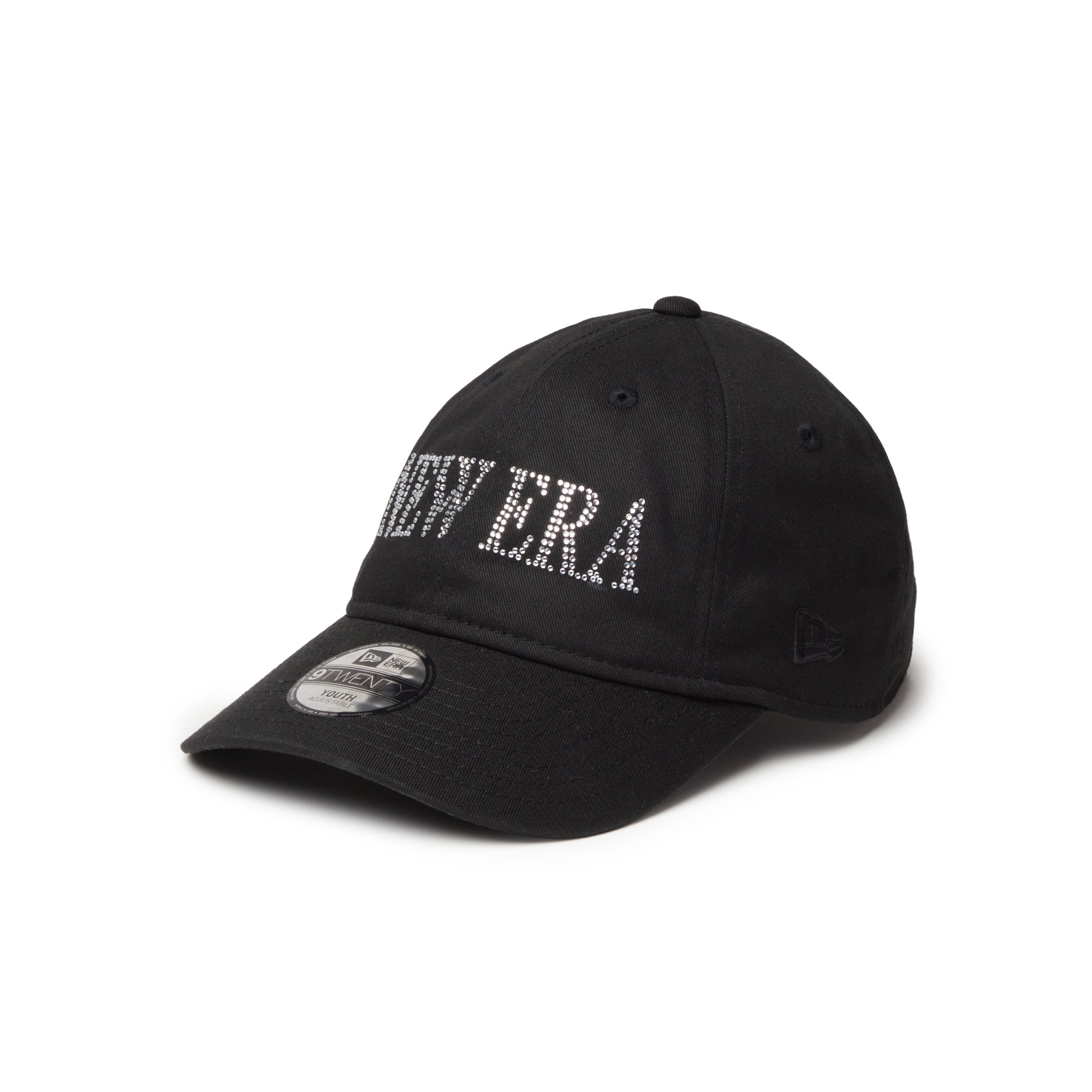 キッズ Youth 9TWENTY NEW ERA Rhinestone ラインストーン ブラック