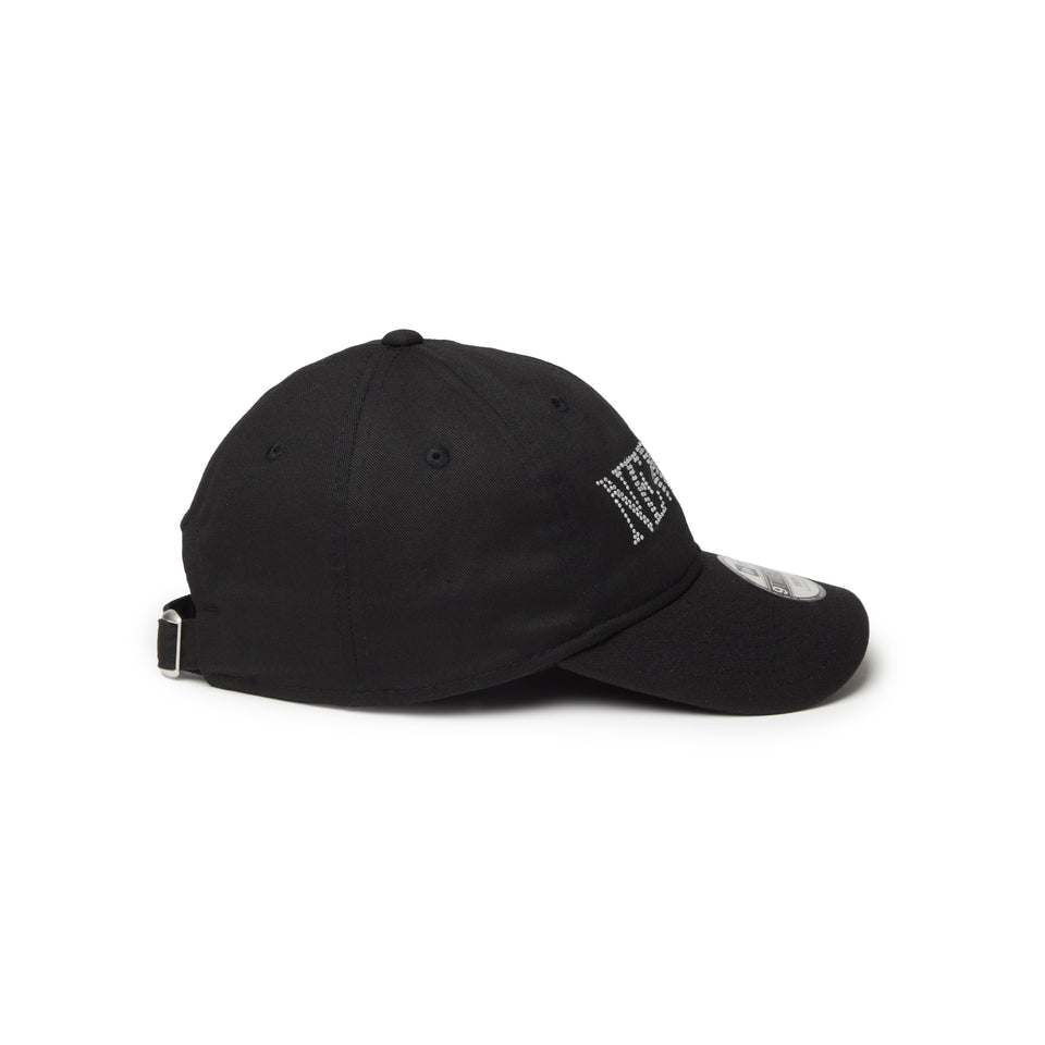キッズ Youth 9TWENTY NEW ERA Rhinestone ラインストーン ブラック