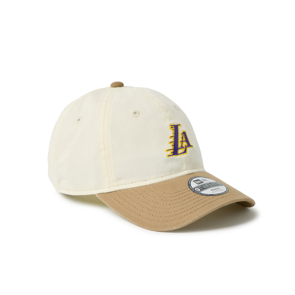 キッズ Youth 9TWENTY NBA Mini Logo ロサンゼルス・レイカーズ クローム/カーキ