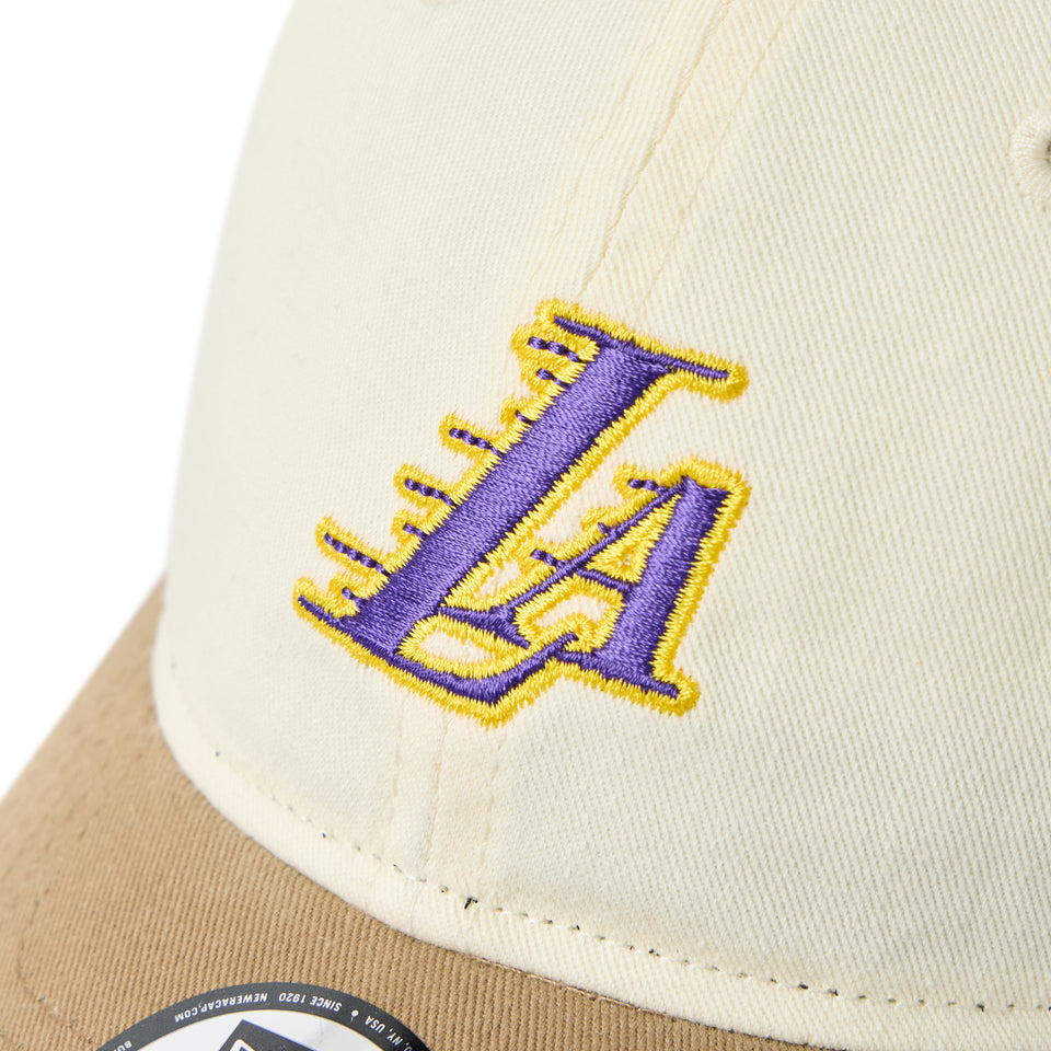 キッズ Youth 9TWENTY NBA Mini Logo ロサンゼルス・レイカーズ クローム/カーキ