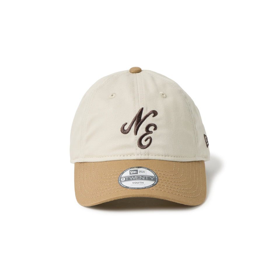 キッズ Youth 9TWENTY 2-Tone クラシックロゴ ストーン/カーキ | NEW ERA ニューエラ公式オンラインストア