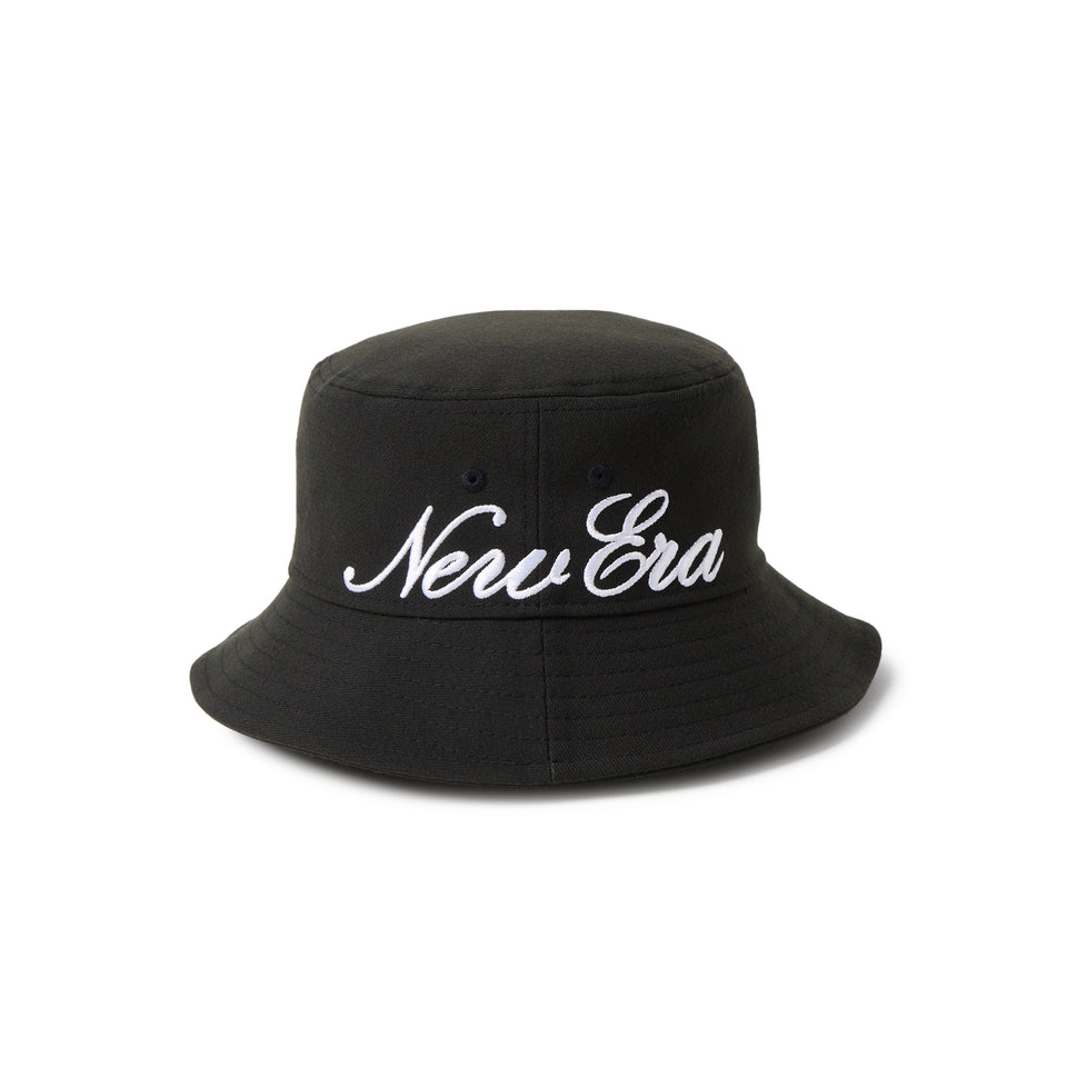 キッズ Kid's バケット01 Stretch Big Script ブラック | NEW ERA ニューエラ公式オンラインストア