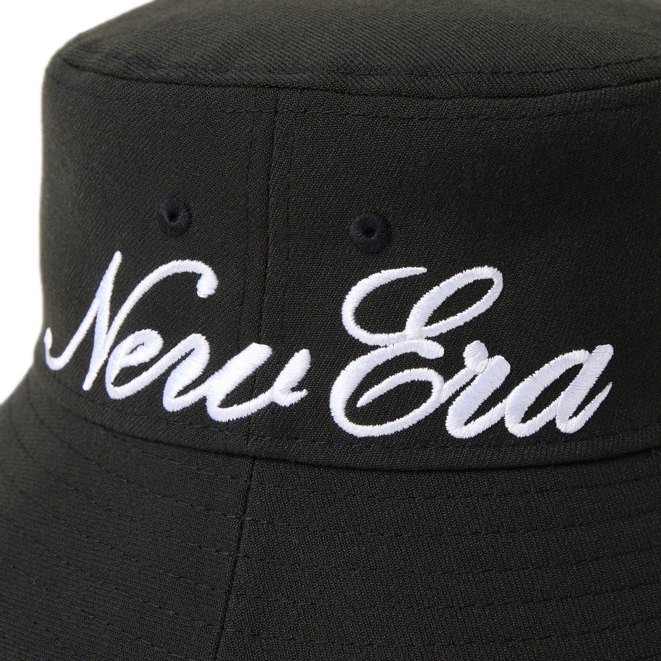 キッズ Kid's バケット01 Stretch Big Script ブラック | NEW ERA ニューエラ公式オンラインストア