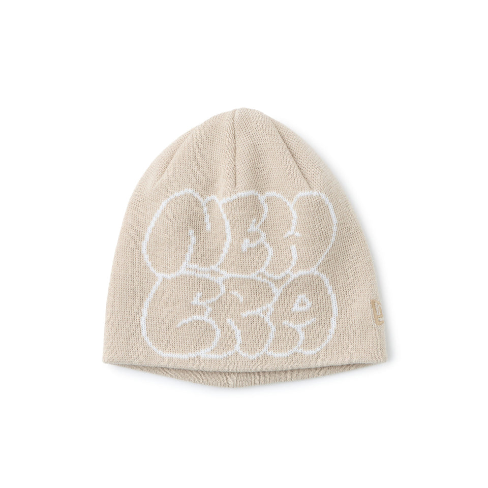 キッズ ベーシック ビーニー Cool Max Hollow Logo ベージュ | NEW ERA ニューエラ公式オンラインストア