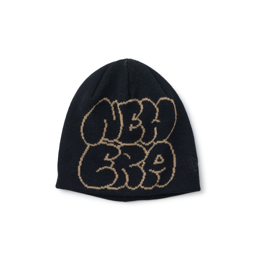 キッズ ベーシック ビーニー Cool Max Hollow Logo ブラック | NEW ERA ニューエラ公式オンラインストア