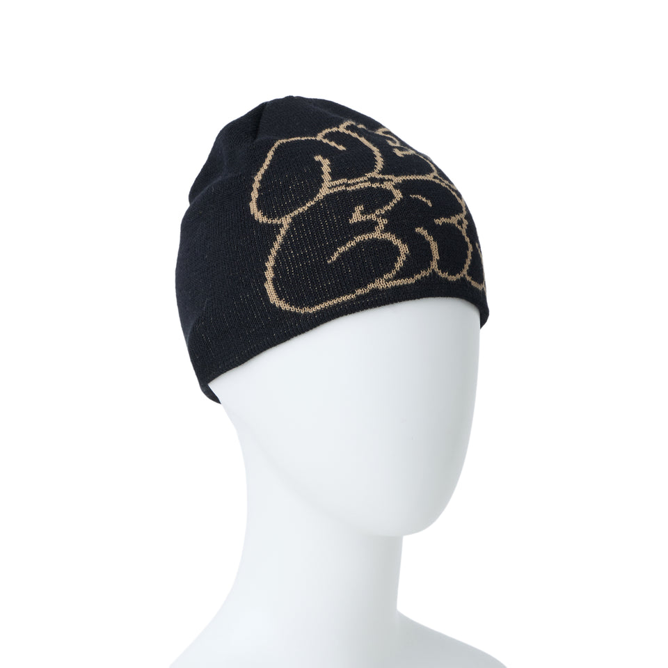 キッズ ベーシック ビーニー Cool Max Hollow Logo ブラック | NEW ERA ニューエラ公式オンラインストア