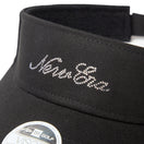 サンバイザー ロングバイザー Rhinestone ラインストーン スクリプトロゴ ブラック | ゴルフ | NEW ERA ニューエラ公式オンラインストア