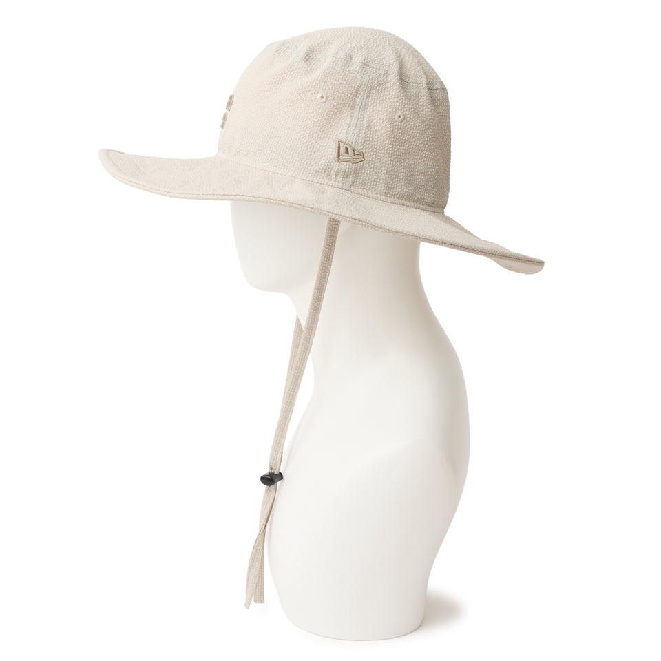 Women’s アドベンチャー ワイドブリム シアサッカー グレーベージュ | ゴルフ | NEW ERA ニューエラ公式オンラインストア