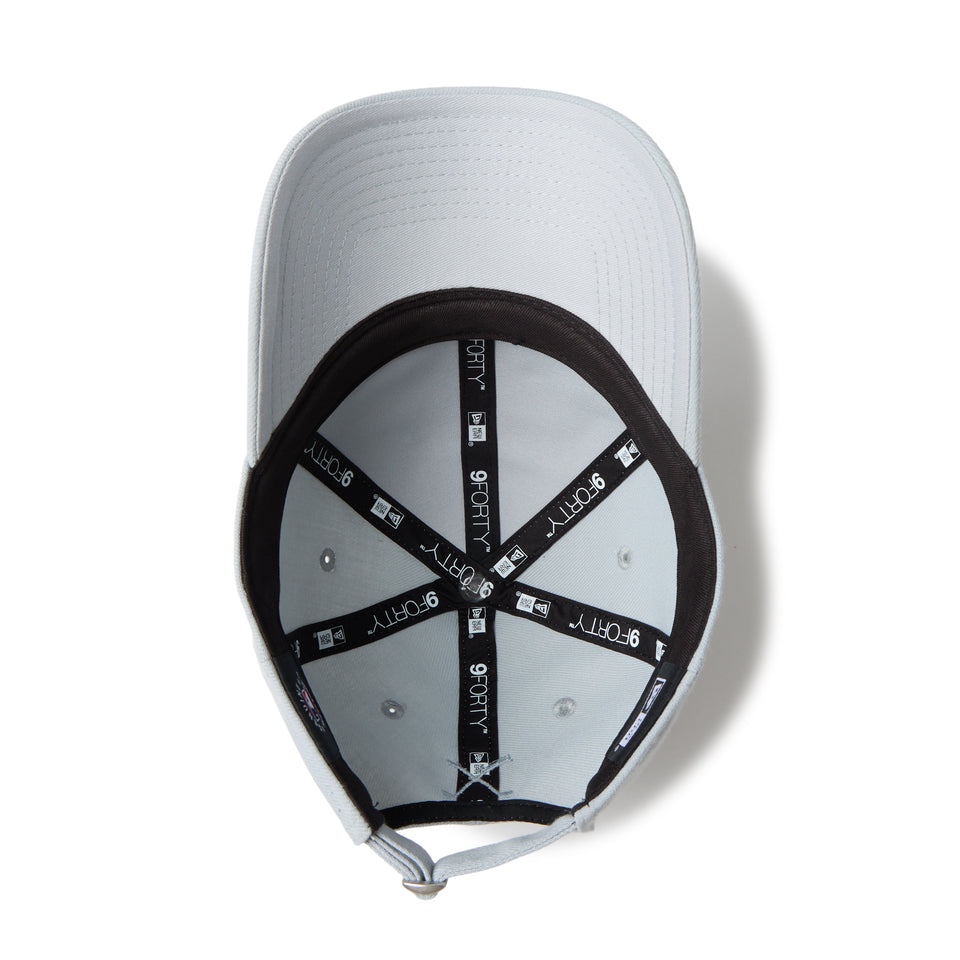 9FORTY Mini Metal Logo ロサンゼルス・ドジャース スノーグレー | ゴルフ | NEW ERA ニューエラ公式オンラインストア