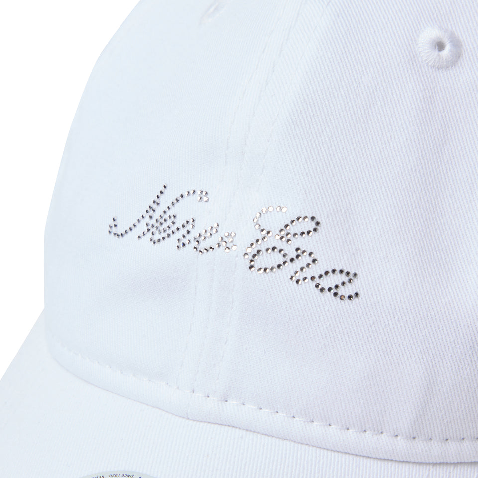9TWENTY ロングバイザー Rhinestone ラインストーン スクリプトロゴ ホワイト | ゴルフ | NEW ERA ニューエラ公式オンラインストア
