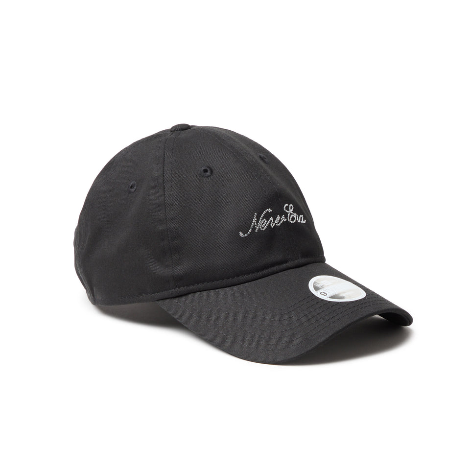 9TWENTY ロングバイザー Rhinestone ラインストーン スクリプトロゴ ブラック | ゴルフ | NEW ERA ニューエラ公式オンラインストア