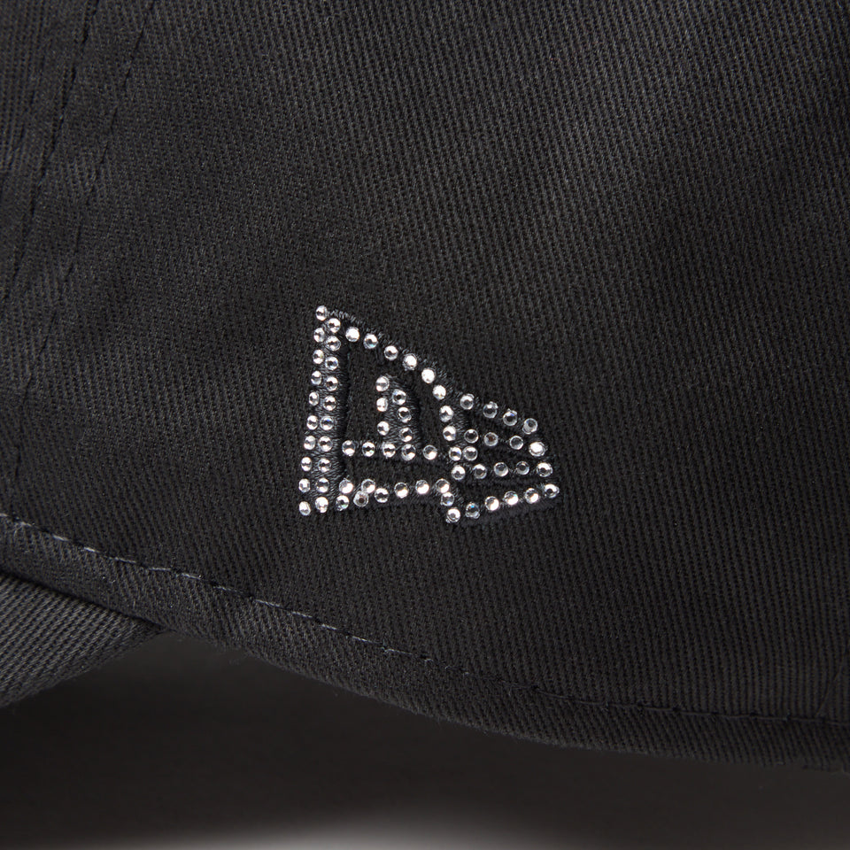 9TWENTY ロングバイザー Rhinestone ラインストーン スクリプトロゴ ブラック | ゴルフ | NEW ERA ニューエラ公式オンラインストア