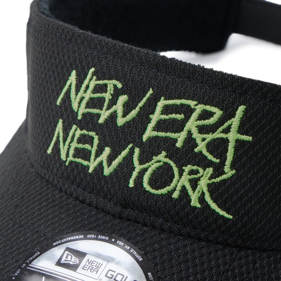 サンバイザー Diamond Era NEW ERA NEW YORK ブラック | ゴルフ | NEW ERA ニューエラ公式オンラインストア