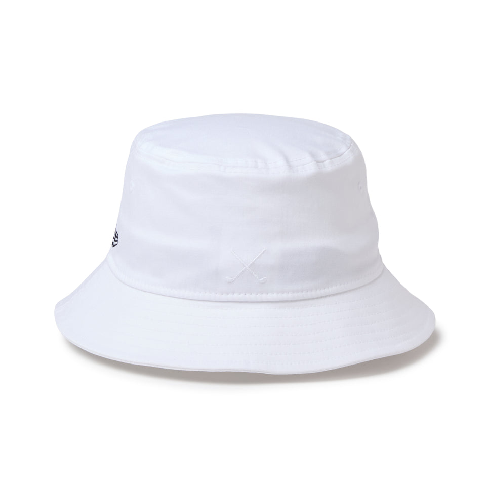 バケット01 ストレッチコットン ウォッシャブル ウーブンパッチ ホワイト | ゴルフ | NEW ERA ニューエラ公式オンラインストア