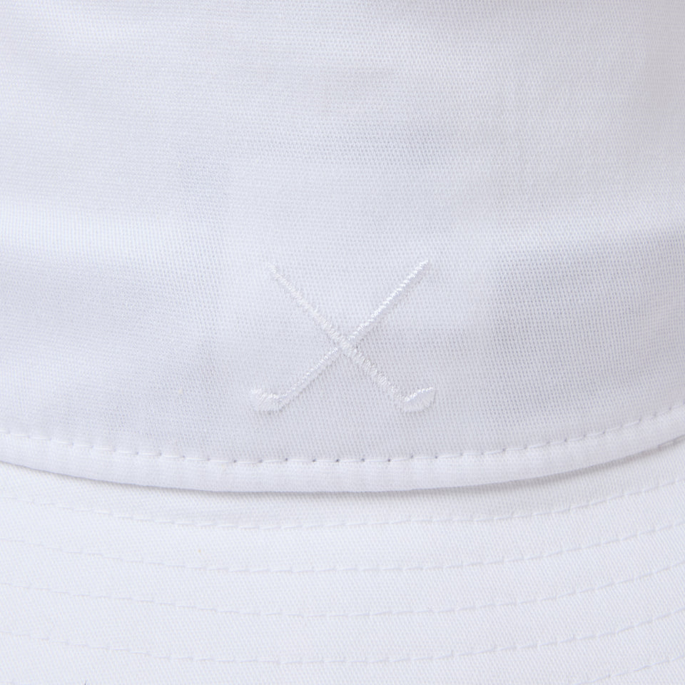 バケット01 ストレッチコットン ウォッシャブル ウーブンパッチ ホワイト | ゴルフ | NEW ERA ニューエラ公式オンラインストア
