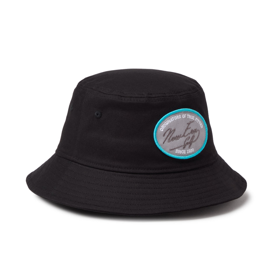 バケット01 ストレッチコットン ウォッシャブル ウーブンパッチ ブラック | ゴルフ | NEW ERA ニューエラ公式オンラインストア