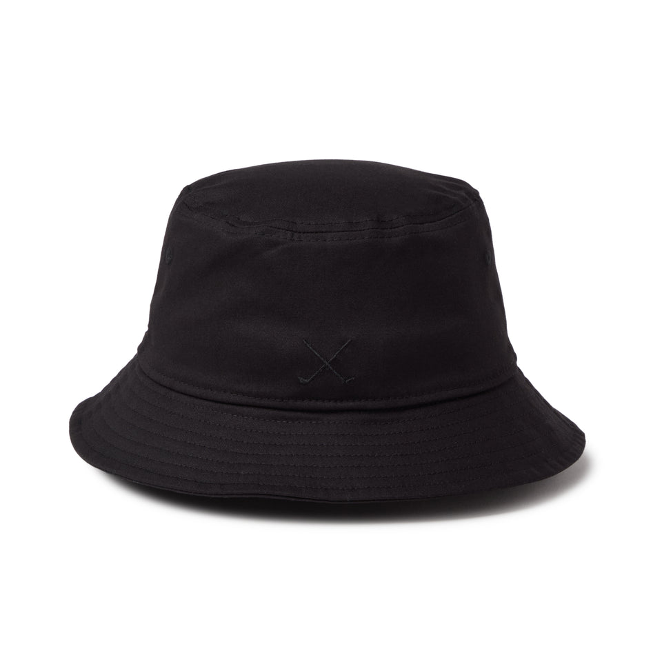 バケット01 ストレッチコットン ウォッシャブル ウーブンパッチ ブラック | ゴルフ | NEW ERA ニューエラ公式オンラインストア