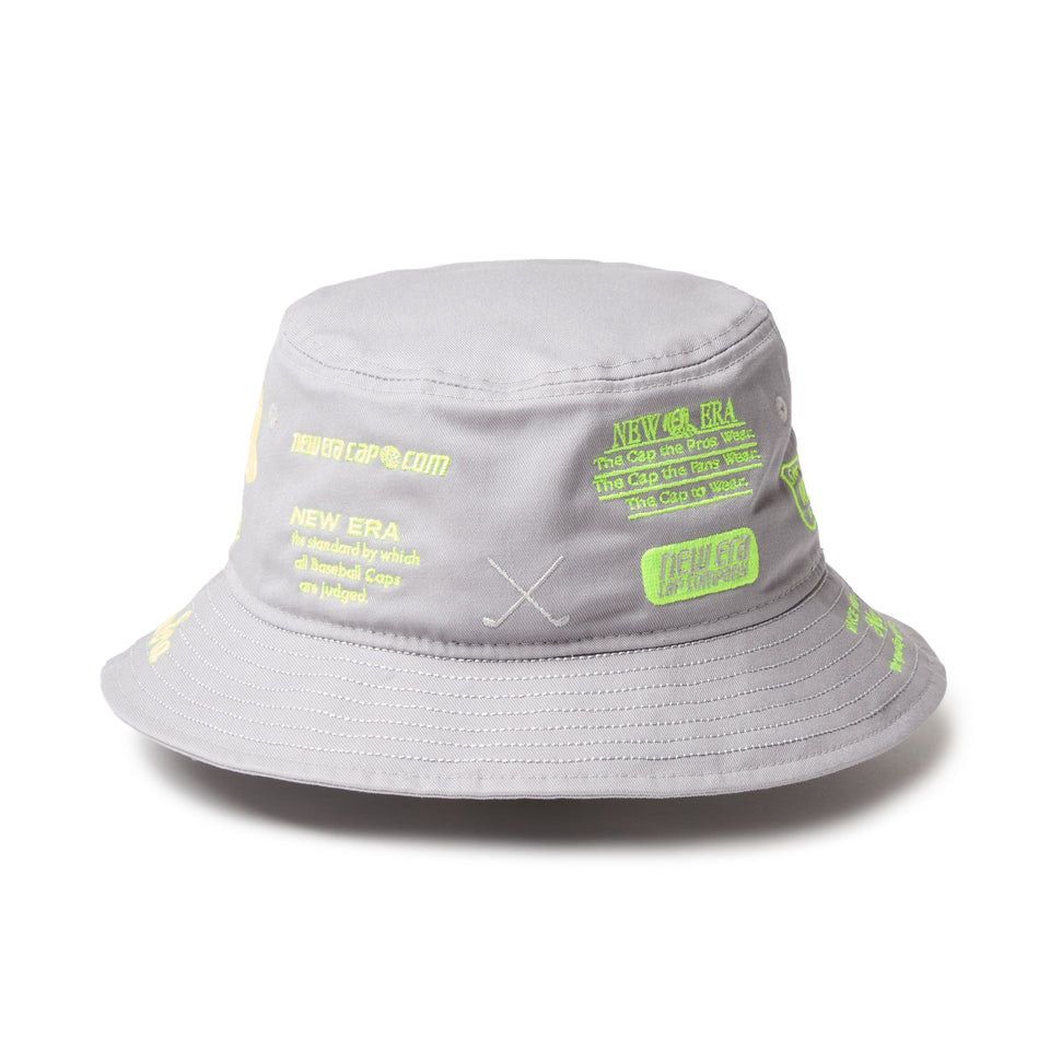 ゾゾゾ NEW ERA バケット01 collaboration MODEL バケット01 Archive Logo アーカイブロゴ グレー | ゴルフ