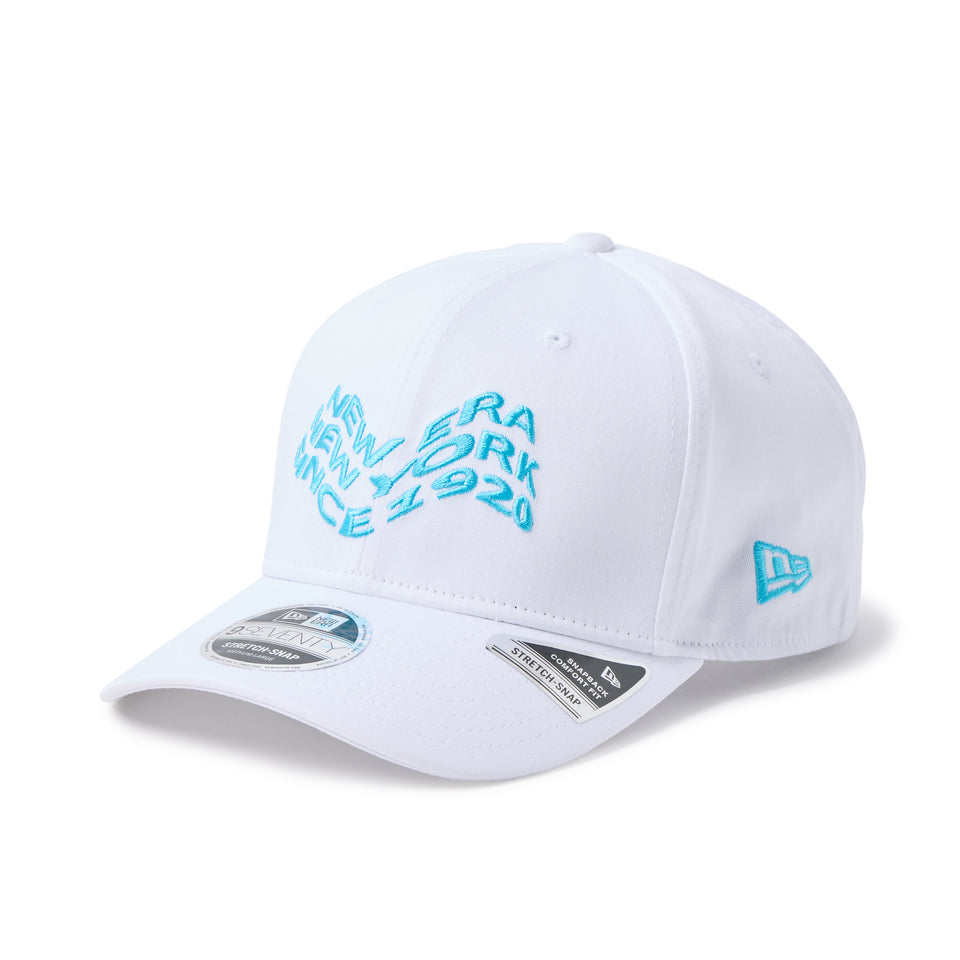 9SEVENTY ストレッチスナップ Wave Logo ホワイト｜ゴルフ | NEW ERA ニューエラ公式オンラインストア