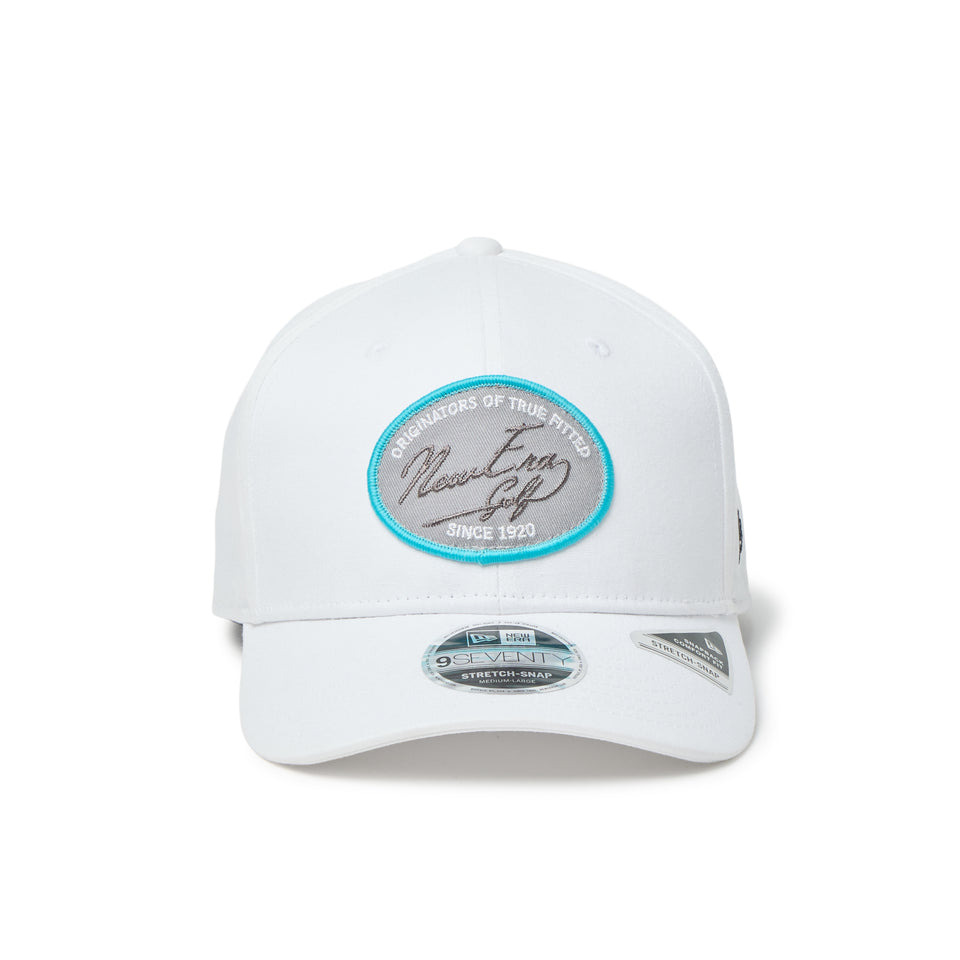 9SEVENTY ストレッチスナップ ストレッチコットン ウォッシャブル ウーブンパッチ ホワイト | ゴルフ | NEW ERA ニューエラ公式オンラインストア