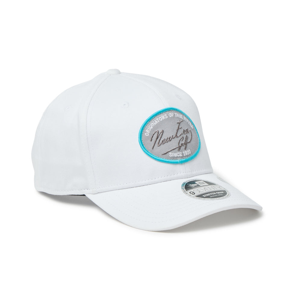 9SEVENTY ストレッチスナップ ストレッチコットン ウォッシャブル ウーブンパッチ ホワイト | ゴルフ | NEW ERA ニューエラ公式オンラインストア
