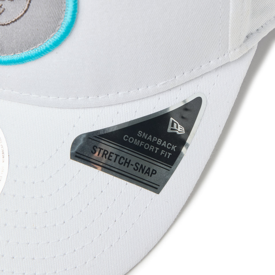 9SEVENTY ストレッチスナップ ストレッチコットン ウォッシャブル ウーブンパッチ ホワイト | ゴルフ | NEW ERA ニューエラ公式オンラインストア