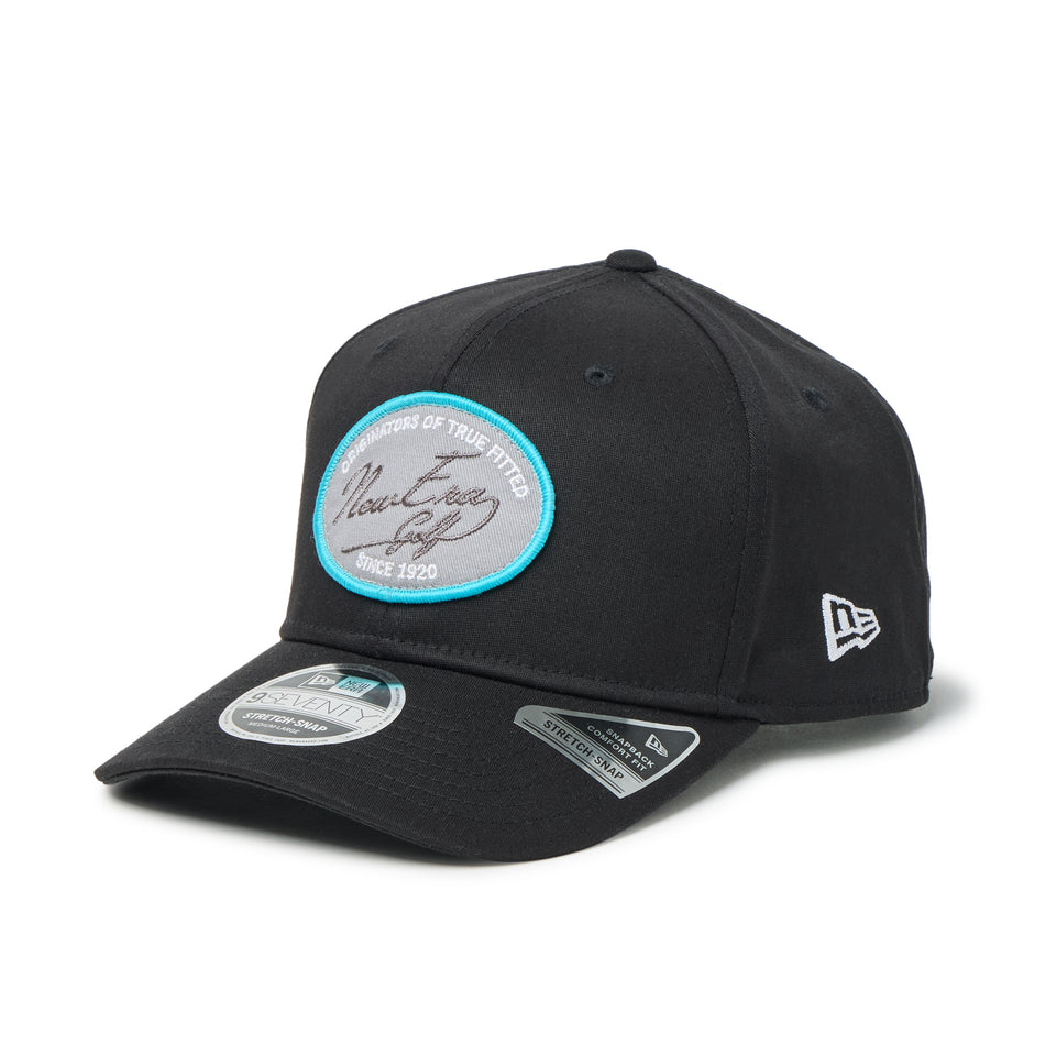 9SEVENTY ストレッチスナップ ストレッチコットン ウォッシャブル ウーブンパッチ ブラック | ゴルフ | NEW ERA ニューエラ公式オンラインストア
