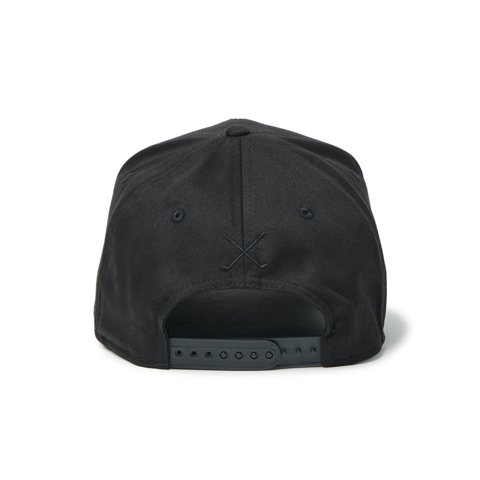 9SEVENTY ストレッチスナップ ストレッチコットン ウォッシャブル ウーブンパッチ ブラック | ゴルフ | NEW ERA ニューエラ公式オンラインストア