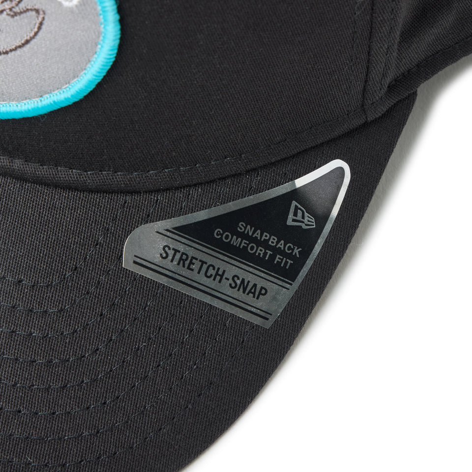 9SEVENTY ストレッチスナップ ストレッチコットン ウォッシャブル ウーブンパッチ ブラック | ゴルフ | NEW ERA ニューエラ公式オンラインストア