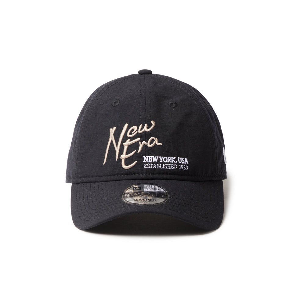 9TWENTY ナイロンタッサー NEW ERA NEW YORK,USA  EST. 1920 ブラック | ゴルフ | NEW ERA ニューエラ公式オンラインストア