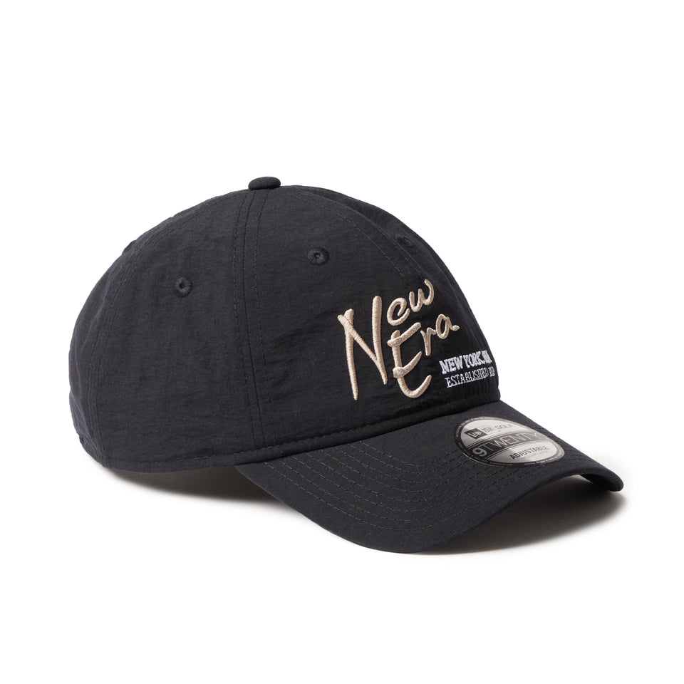 9TWENTY ナイロンタッサー NEW ERA NEW YORK,USA  EST. 1920 ブラック | ゴルフ | NEW ERA ニューエラ公式オンラインストア