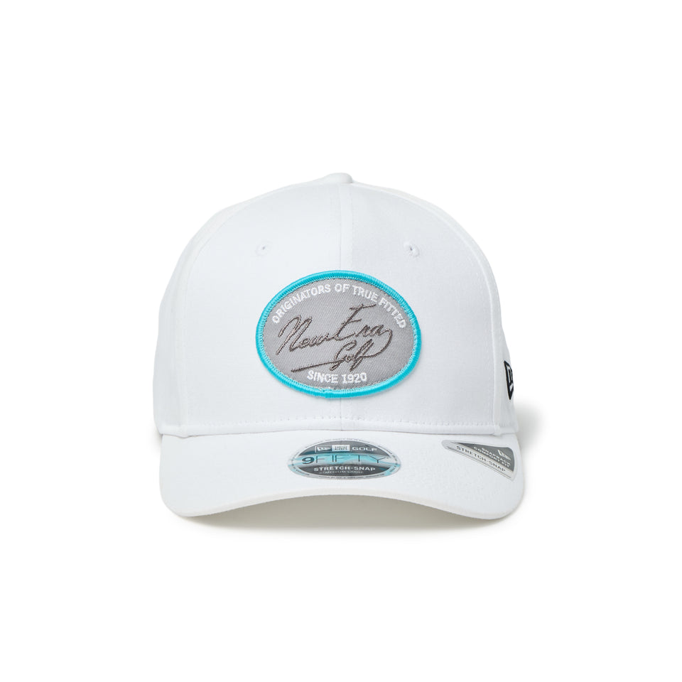 9FIFTY ストレッチスナップ ストレッチコットン ウォッシャブル ウーブンパッチ ホワイト | ゴルフ | NEW ERA ニューエラ公式オンラインストア