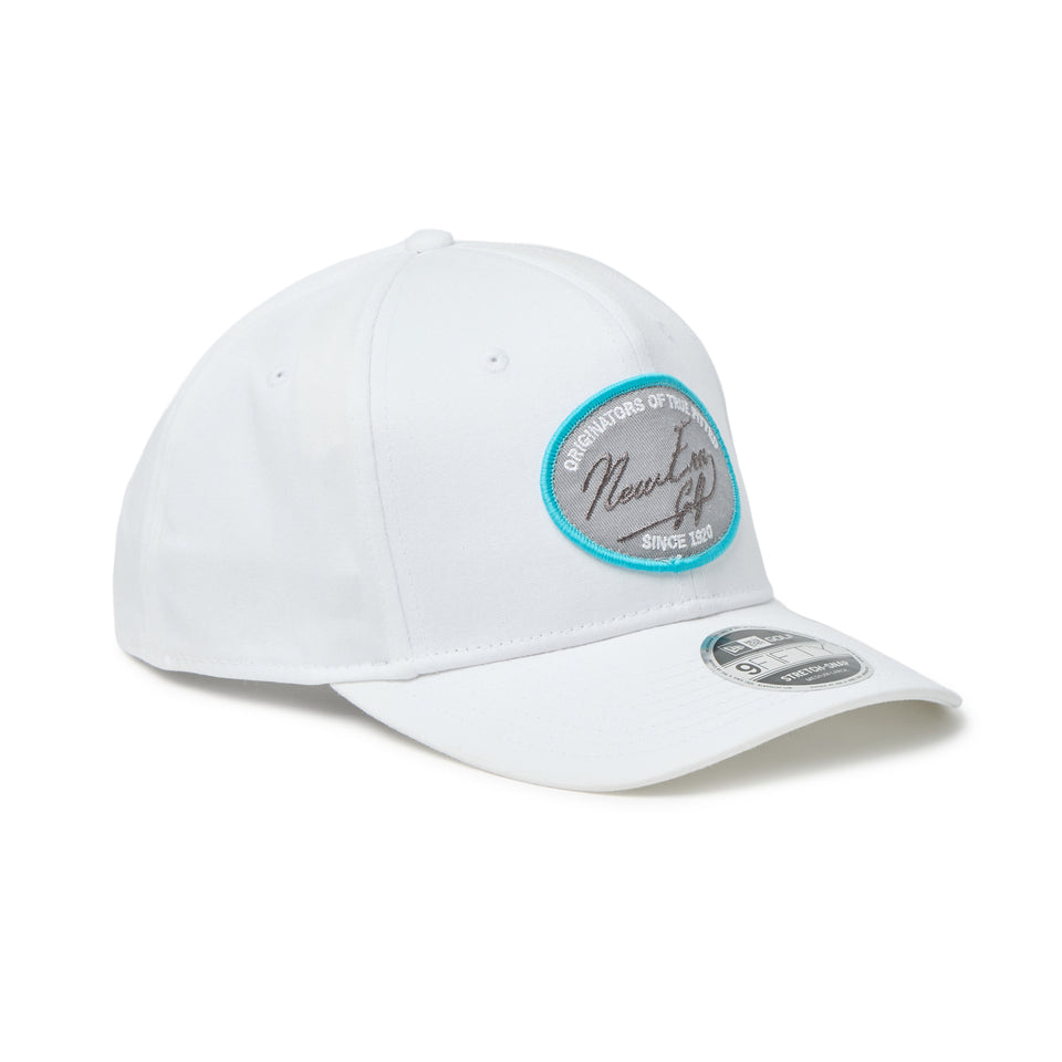 9FIFTY ストレッチスナップ ストレッチコットン ウォッシャブル ウーブンパッチ ホワイト | ゴルフ | NEW ERA ニューエラ公式オンラインストア