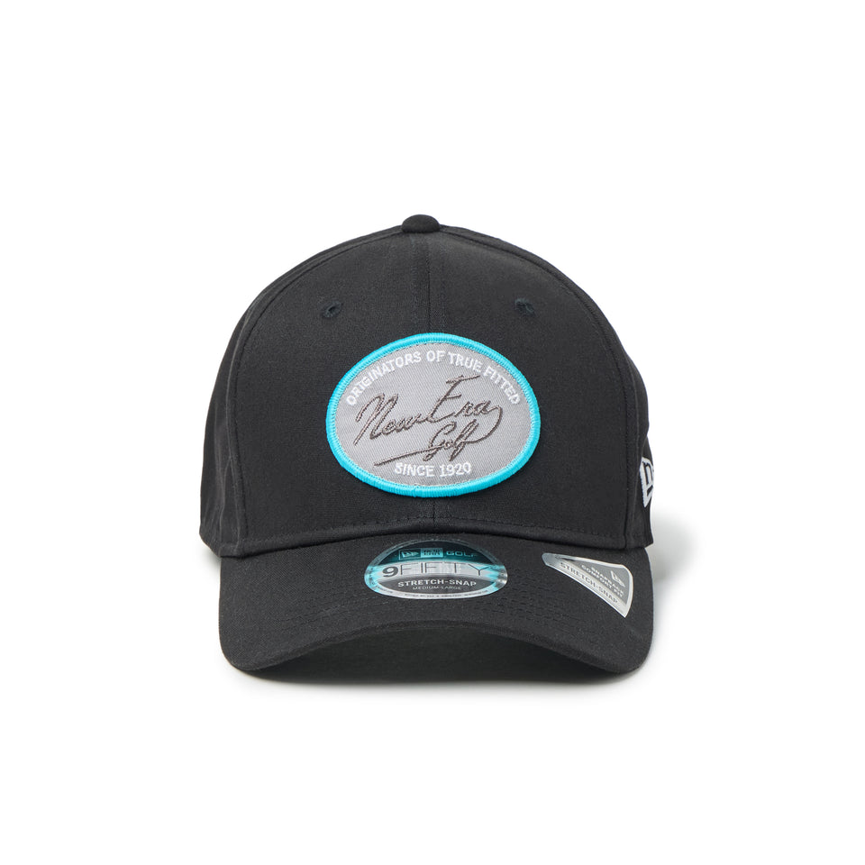 9FIFTY ストレッチスナップ ストレッチコットン ウォッシャブル ウーブンパッチ ブラック | ゴルフ | NEW ERA ニューエラ公式オンラインストア