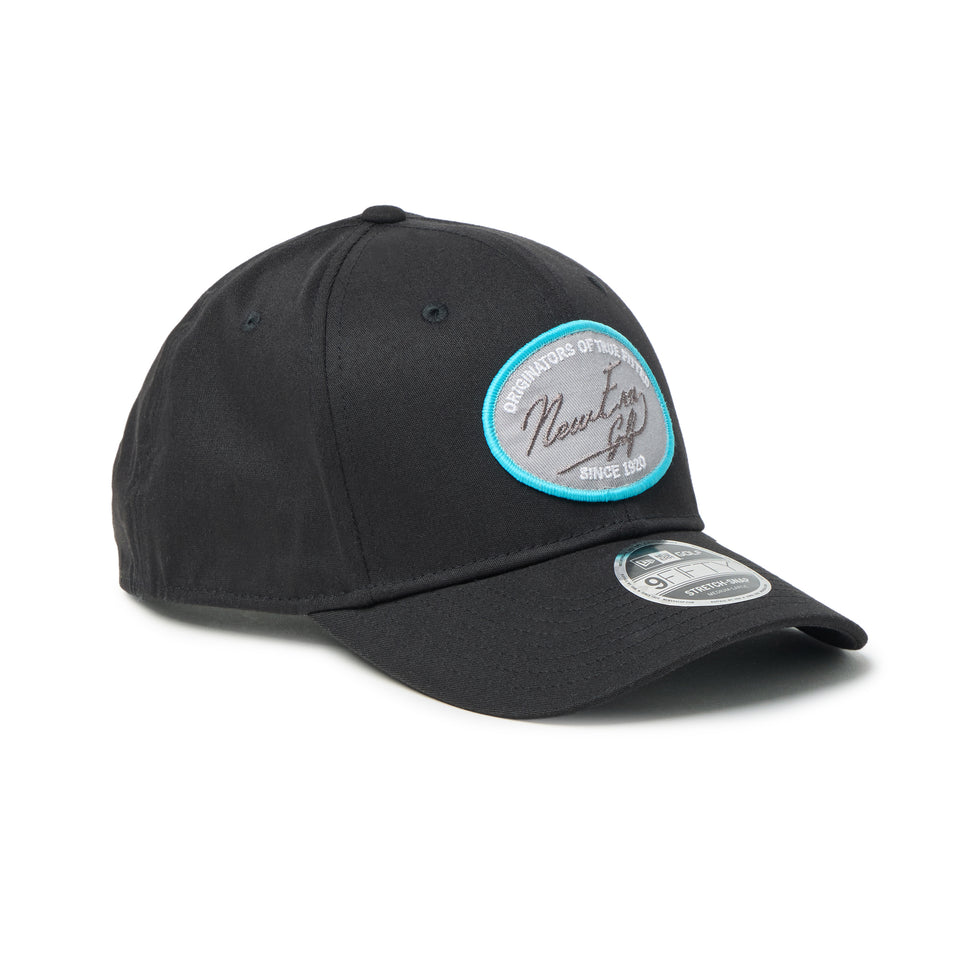 9FIFTY ストレッチスナップ ストレッチコットン ウォッシャブル ウーブンパッチ ブラック | ゴルフ | NEW ERA ニューエラ公式オンラインストア