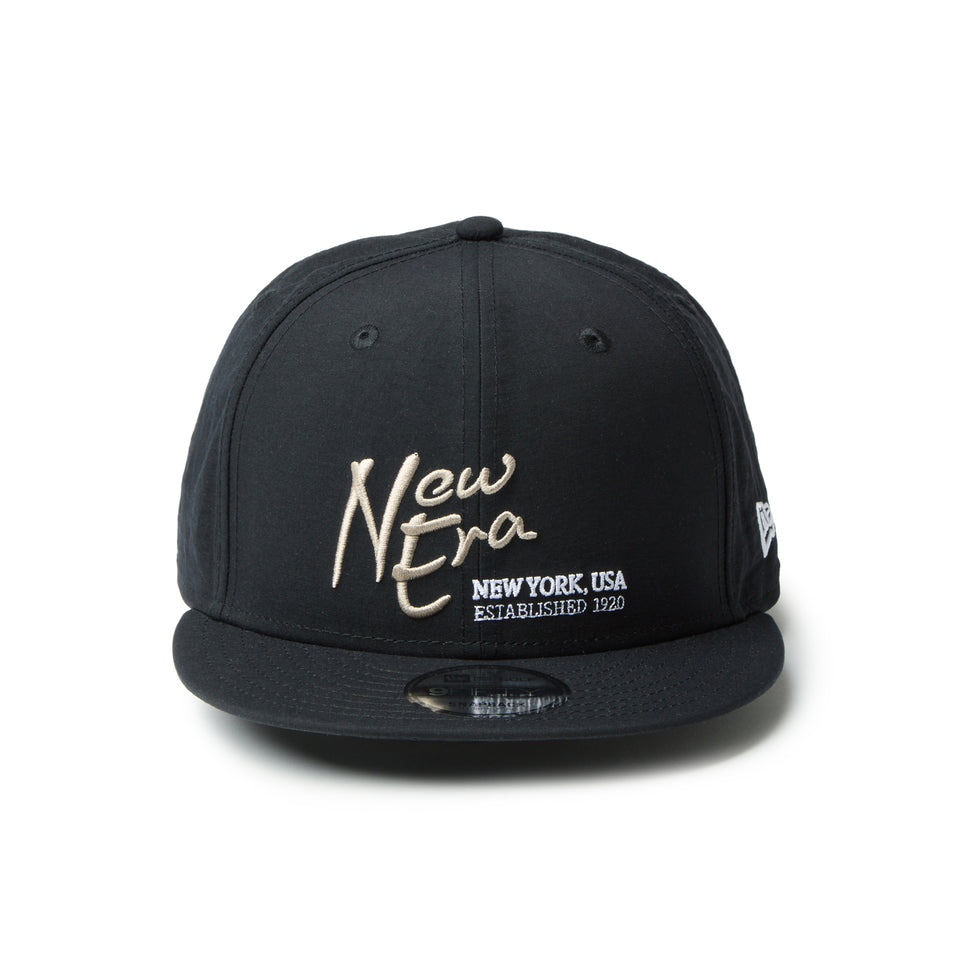 9FIFTY ナイロンタッサー NEW ERA NEW YORK,USA  EST. 1920 ブラック | ゴルフ | NEW ERA ニューエラ公式オンラインストア