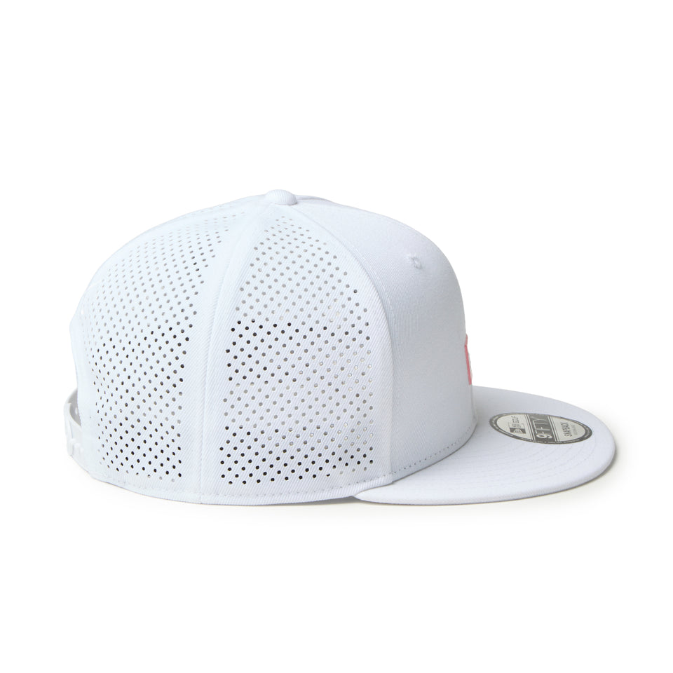 9FIFTY レーザーパーフォレーション Box Logo ボックスロゴ ホワイト | ゴルフ | NEW ERA ニューエラ公式オンラインストア
