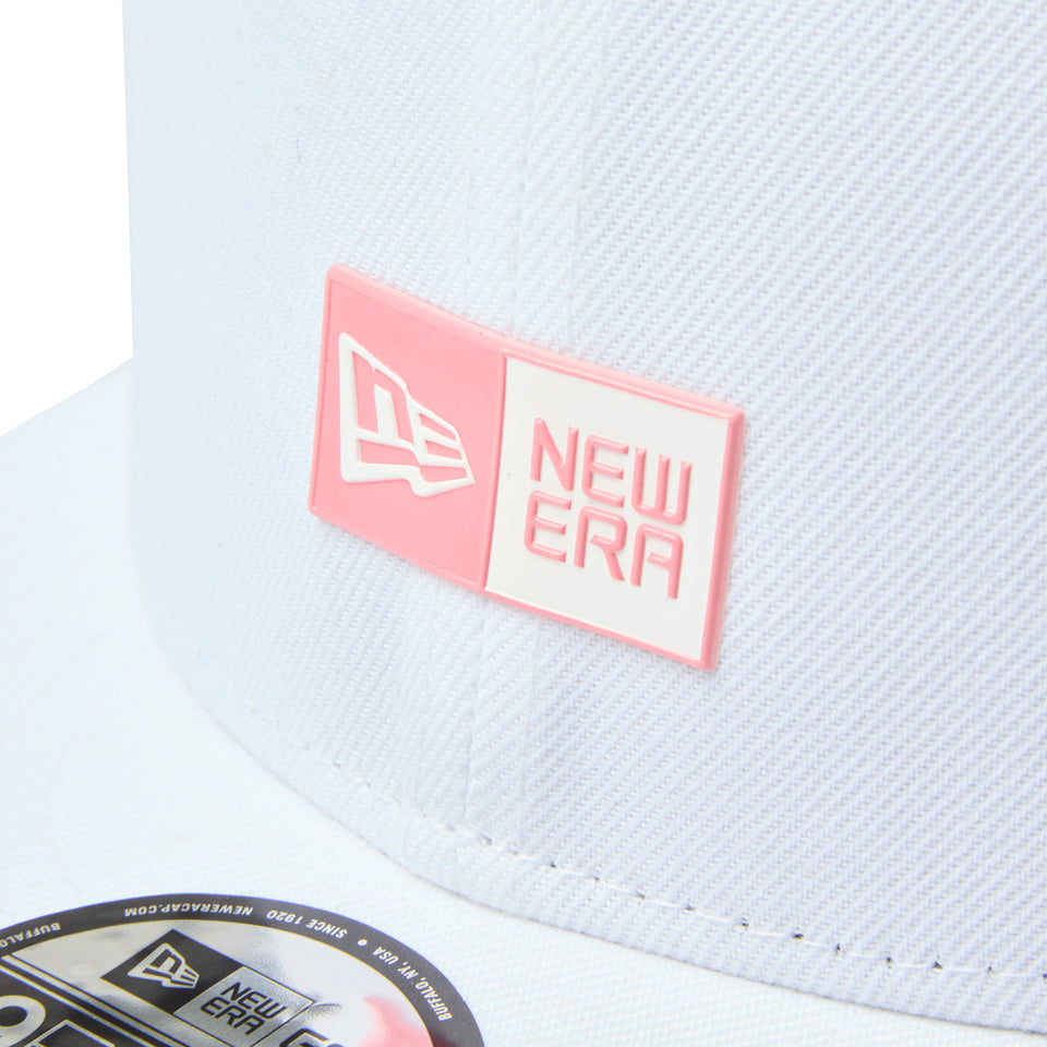 9FIFTY レーザーパーフォレーション Box Logo ボックスロゴ ホワイト